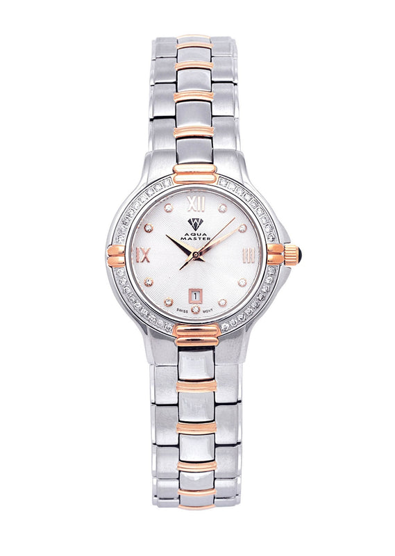 Womens Rose Gold Tone Diamond Watch | Appx 0.63 Carats