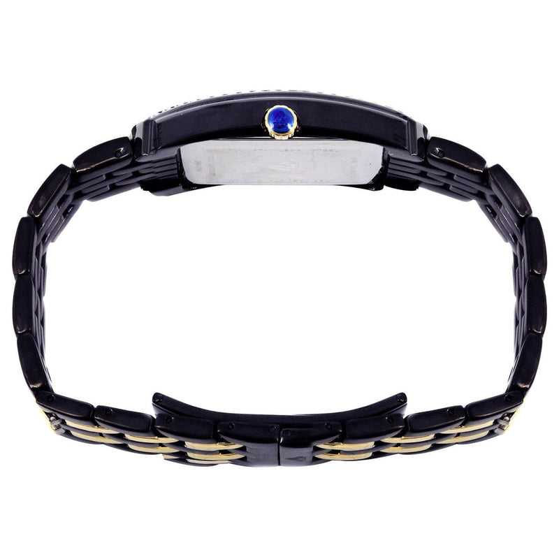 Mens Black Steel Tone Diamond Watch | Appx. 1.52 Carats