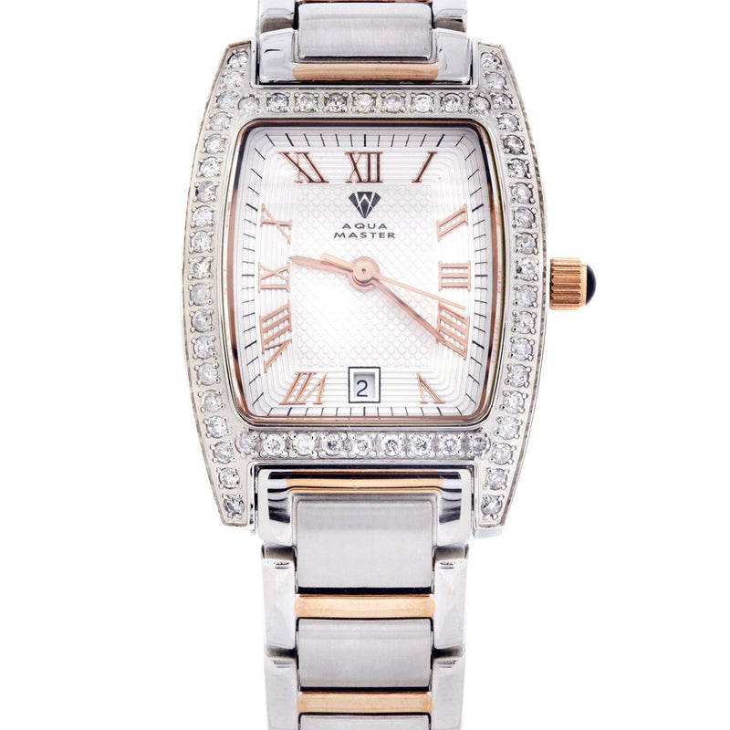 Womens Rose Gold Tone Diamond Watch | Appx 1.12 Carats