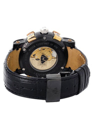 Mens Black & Rose Gold Tone Diamond Watch | Appx. 3.5 Carats