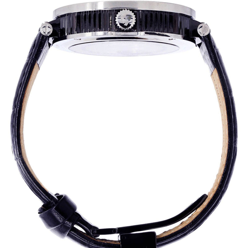 Mens White Gold Tone Diamond Watch | Appx. 1.26 Carats