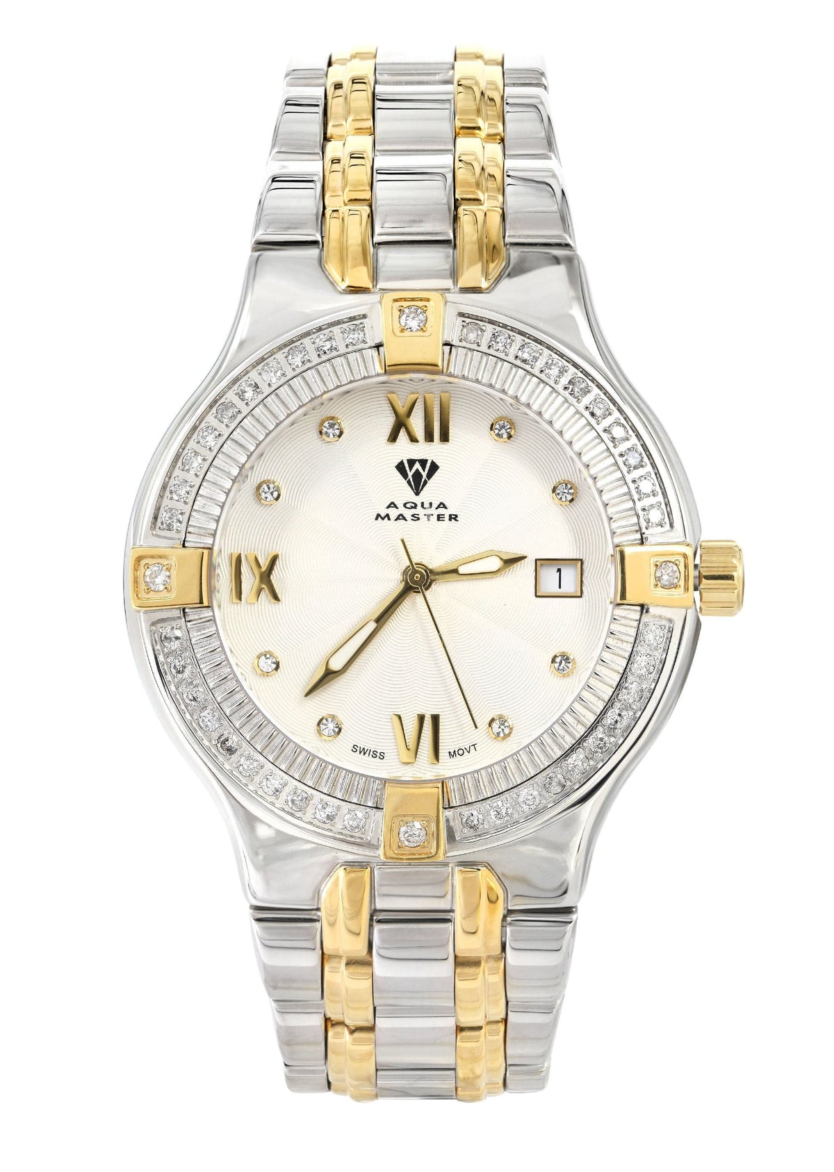 Mens Two Tone Diamond Watch | Appx. 1.04 Carats
