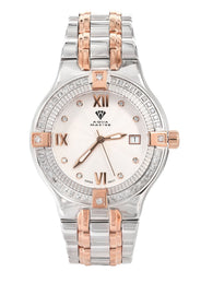 Mens Two Tone Rose Diamond Watch | Appx. 1.04 Carats