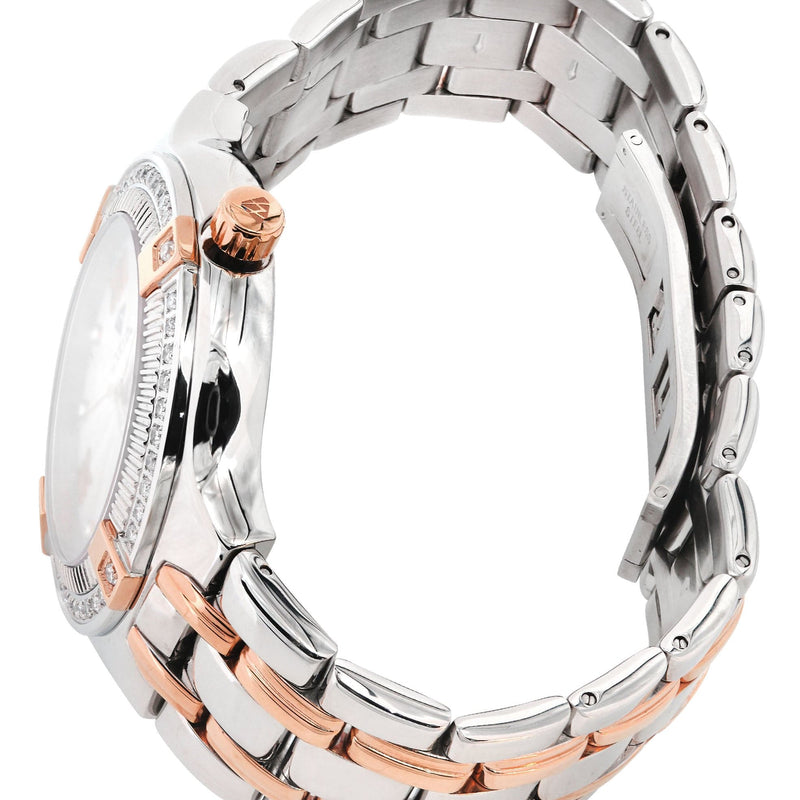 Mens Two Tone Rose Diamond Watch | Appx. 1.04 Carats