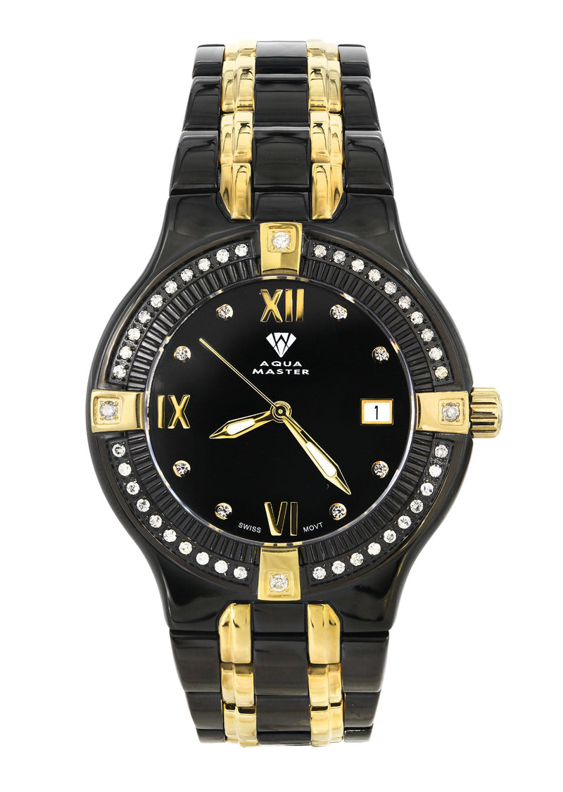 Mens Two Tone Diamond Watch | Appx. 1.04 Carats