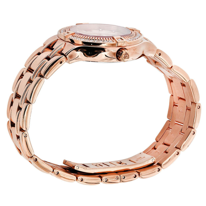 Womens Rose Gold Tone Diamond Watch | Appx 0.65 Carats