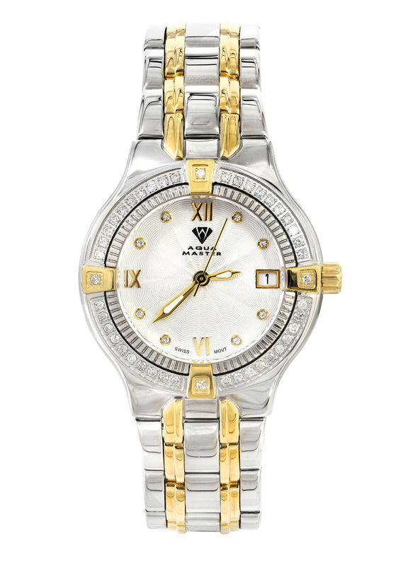 Womens Two Tone Diamond Watch | Appx 0.65 Carats