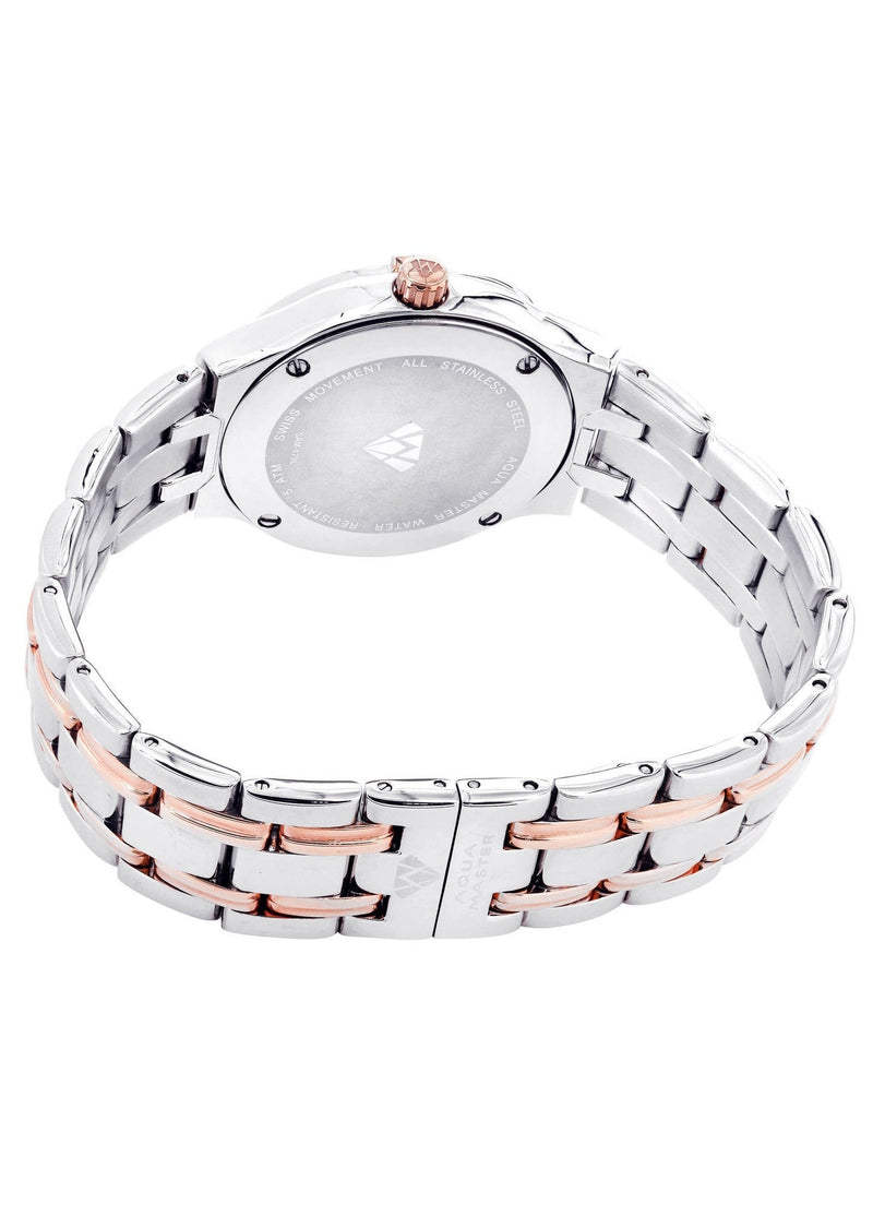 Womens Rose Gold Tone Diamond Watch | Appx 0.64 Carats