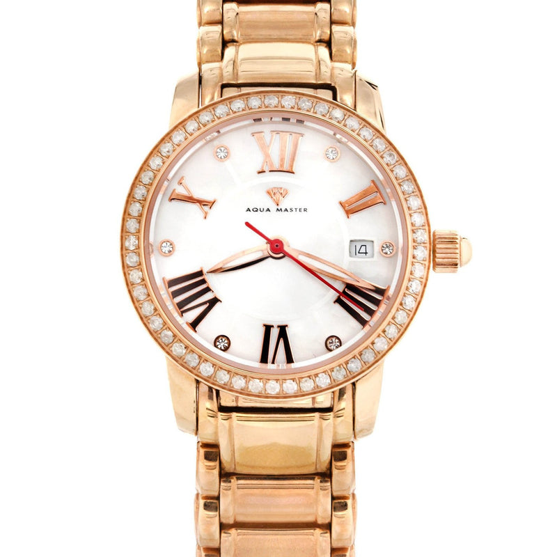 Womens Rose Gold Tone Diamond Watch | Appx 0.53 Carats