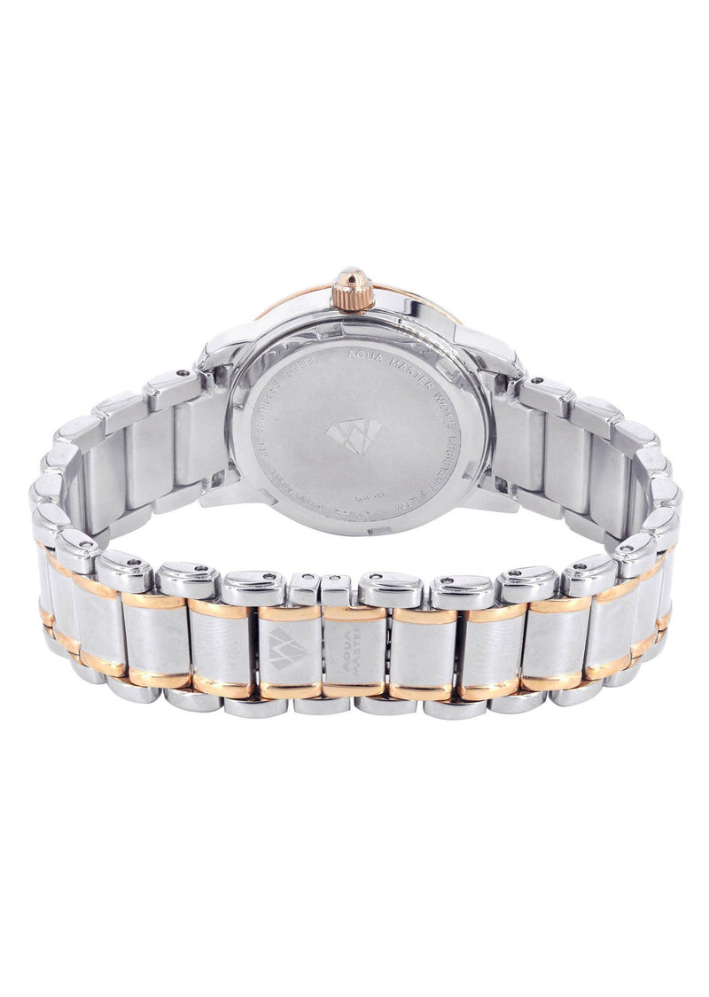 Womens Rose Gold Tone Diamond Watch | Appx 0.54 Carats