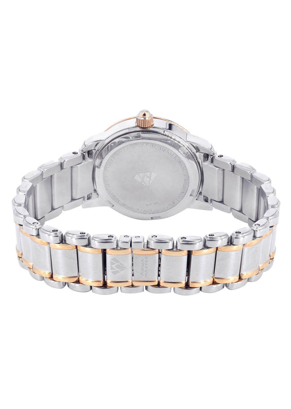 Womens Rose Gold Tone Diamond Watch | Appx 0.54 Carats