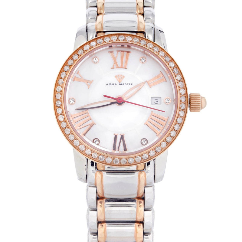 Womens Rose Gold Tone Diamond Watch | Appx 0.54 Carats