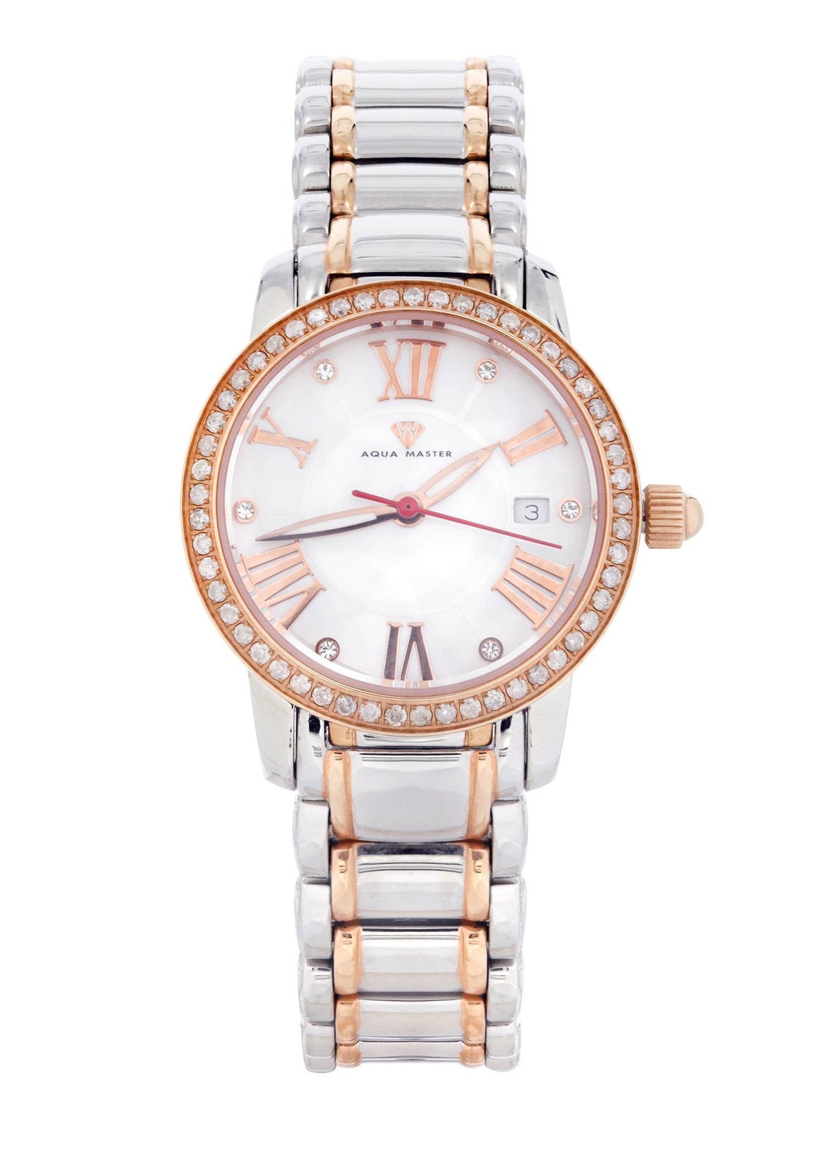 Womens Rose Gold Tone Diamond Watch | Appx 0.54 Carats