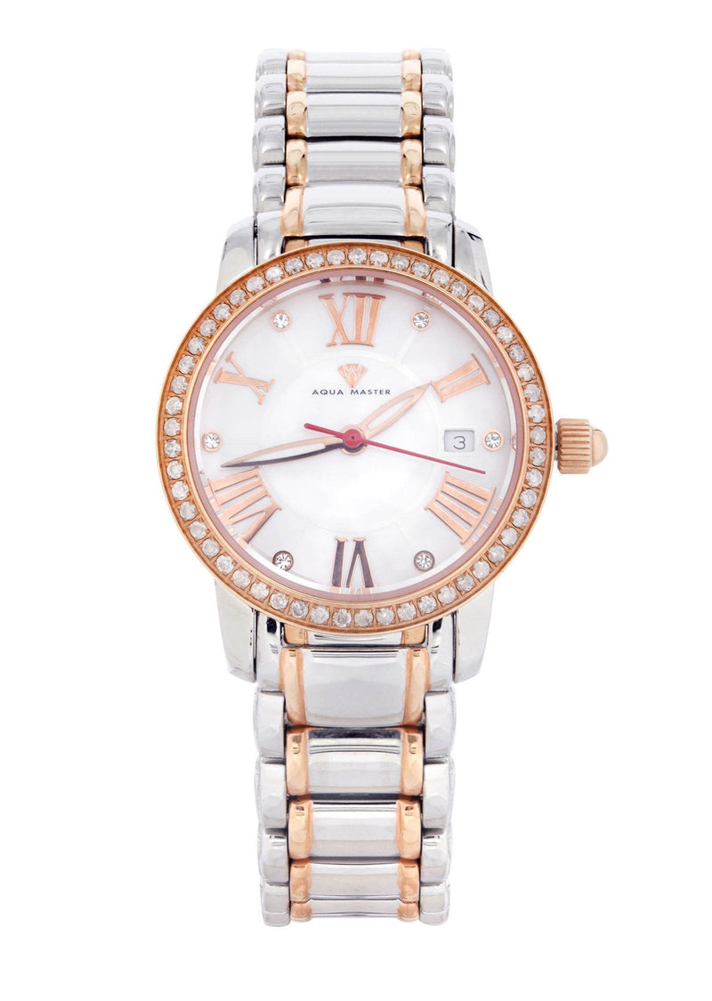 Womens Rose Gold Tone Diamond Watch | Appx 0.54 Carats