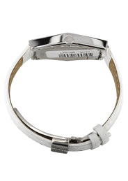 Mens White Gold Tone Diamond Watch | Appx. 1.5 Carats