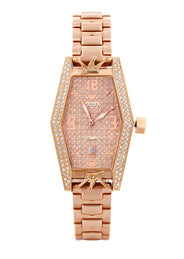 Womens Rose Gold Tone Diamond Watch | Appx  1.5 Carats