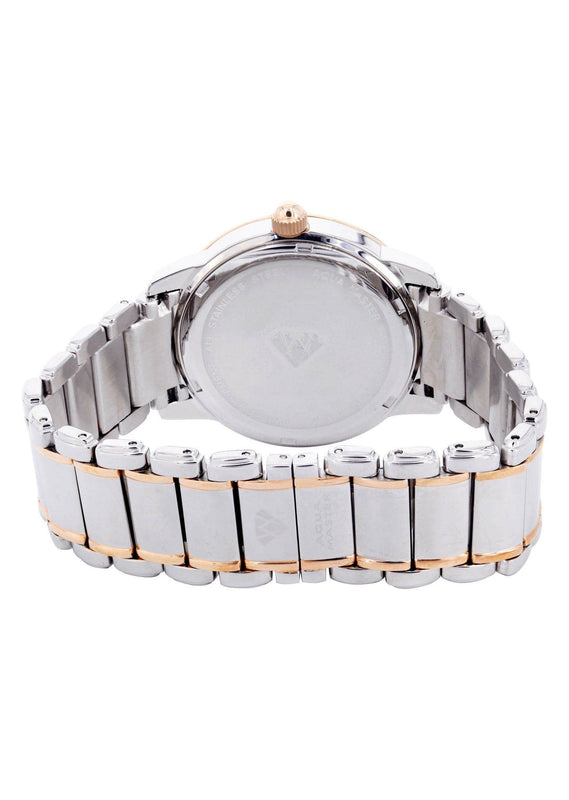Mens Rose Gold Tone Diamond Watch | Appx. 1.75 Carats