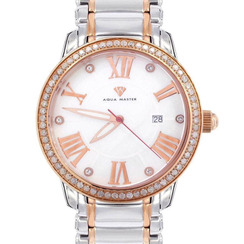 Mens Rose Gold Tone Diamond Watch | Appx. 1.75 Carats