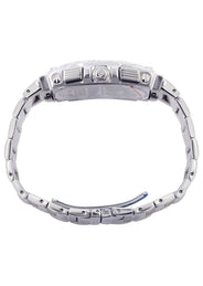 Mens White Gold Tone Diamond Watch | Appx. 0.16 Carats