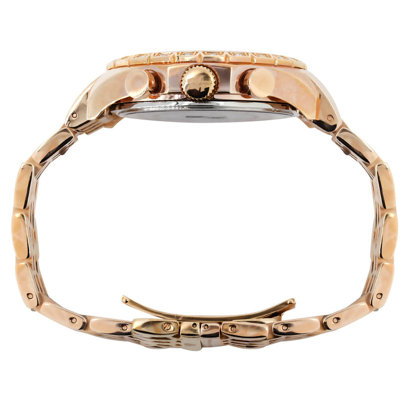Mens Rose Gold Tone Diamond Watch | Appx. 0.75 Carats