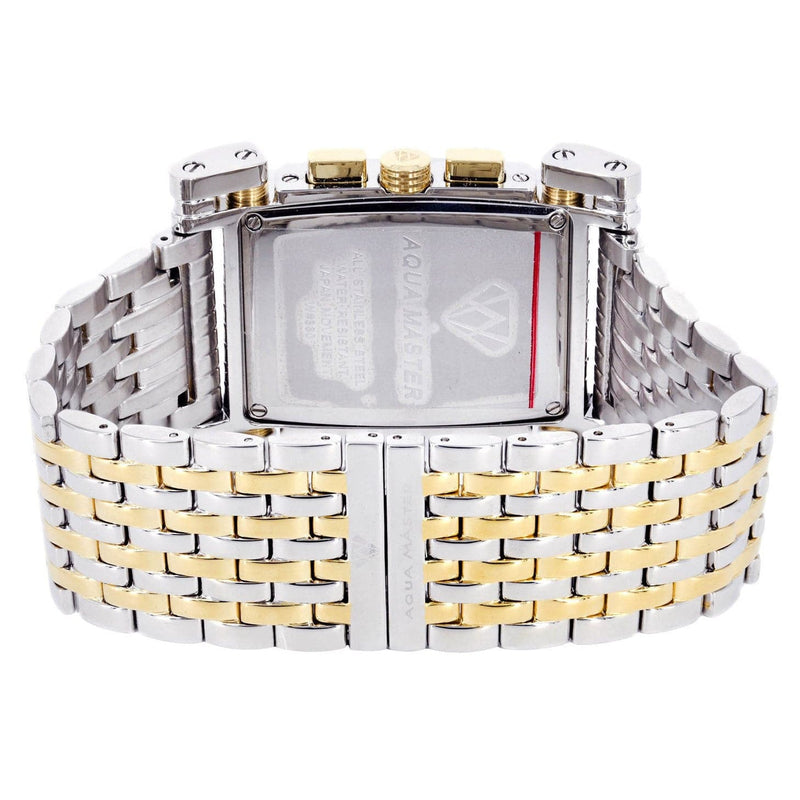 Mens Yellow Gold  Tone Diamond Watch | Appx. 0.195 Carats