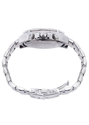 Mens White Gold Tone Diamond Watch | Appx. 1.53 Carats