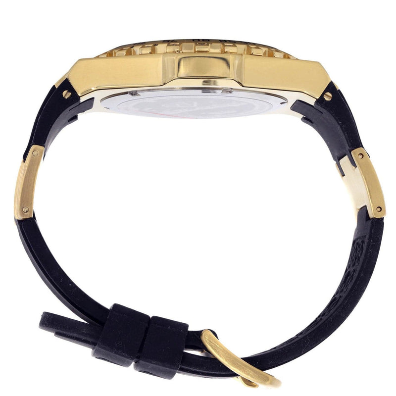 Mens Yellow Gold Tone Diamond Watch | Appx. 0.26 Carats