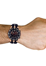 Mens Rose Gold Tone Diamond Watch | Appx. 0.275 Carats