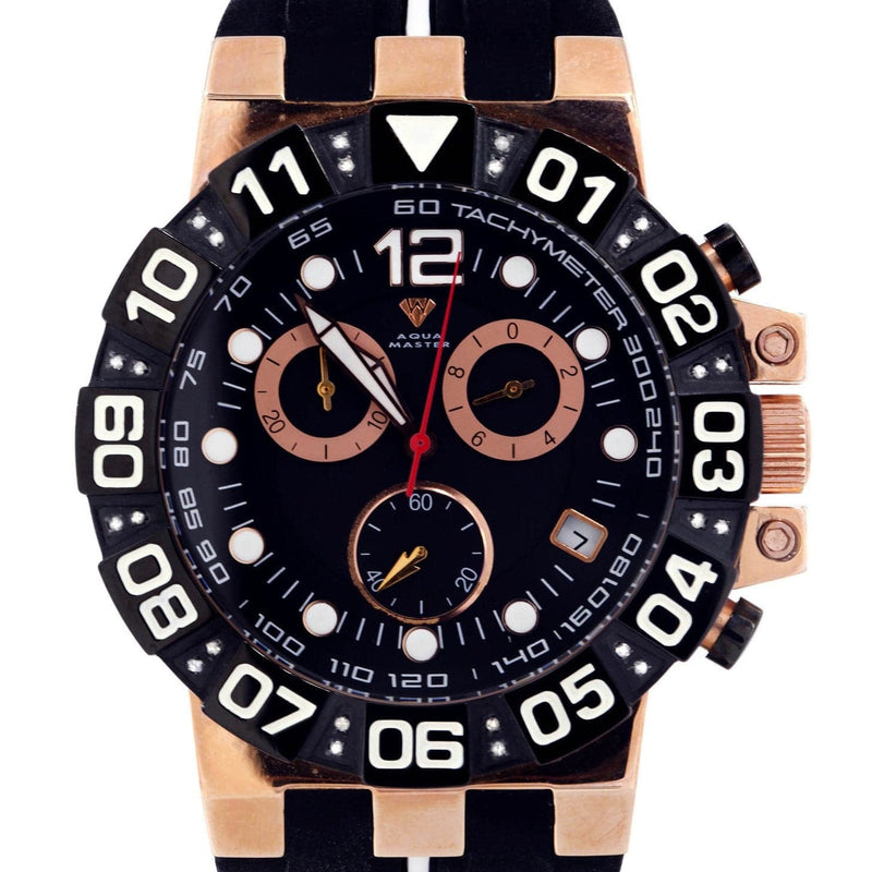 Mens Rose Gold Tone Diamond Watch | Appx. 0.275 Carats