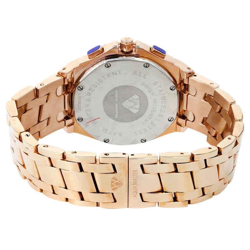 Mens Rose Gold Tone Diamond Watch | Appx. 0.8 Carats