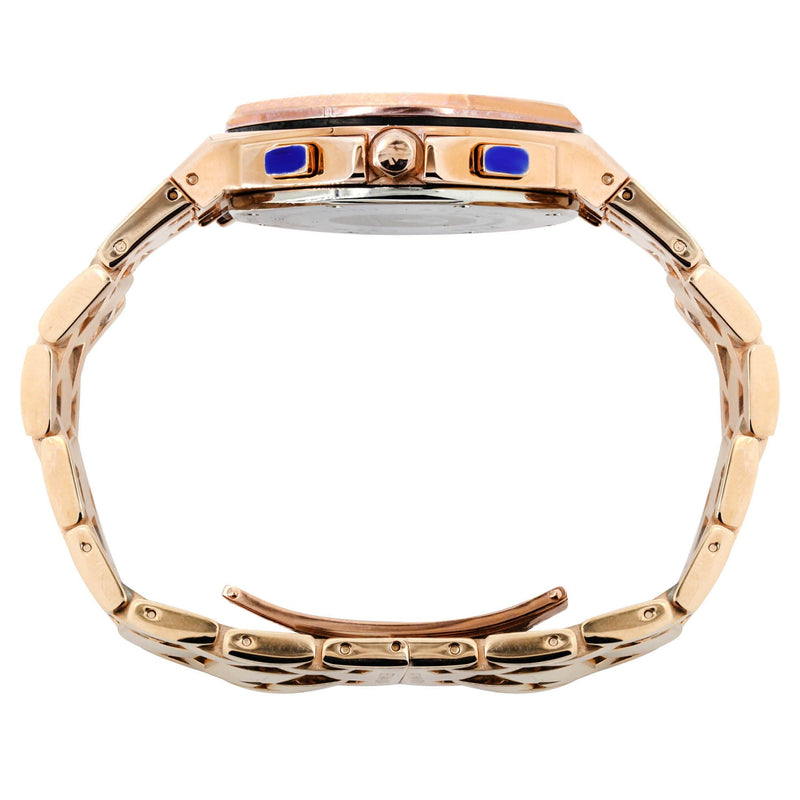Mens Rose Gold Tone Diamond Watch | Appx. 0.8 Carats