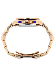 Mens Rose Gold Tone Diamond Watch | Appx. 0.8 Carats