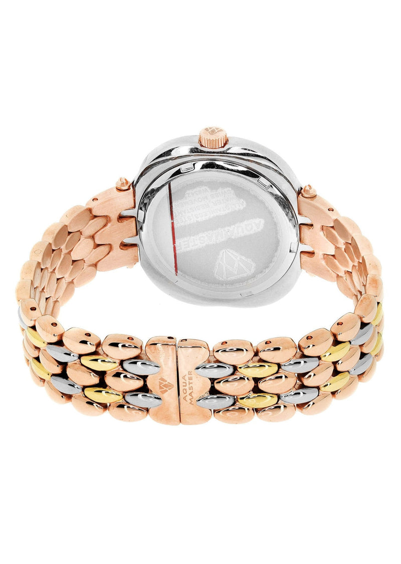Womens Rose Gold Tone Diamond Watch | Appx 0.86 Carats