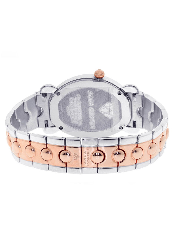 Womens Rose Gold Tone Diamond Watch | Appx 1.01 Carats