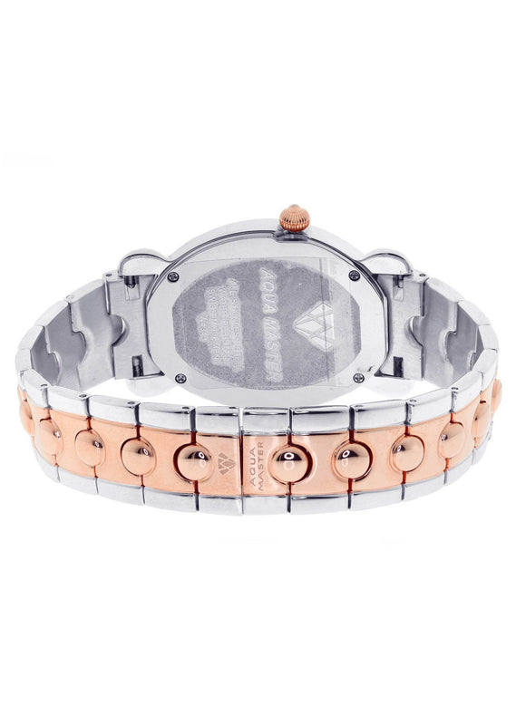 Womens Rose Gold Tone Diamond Watch | Appx 1.01 Carats