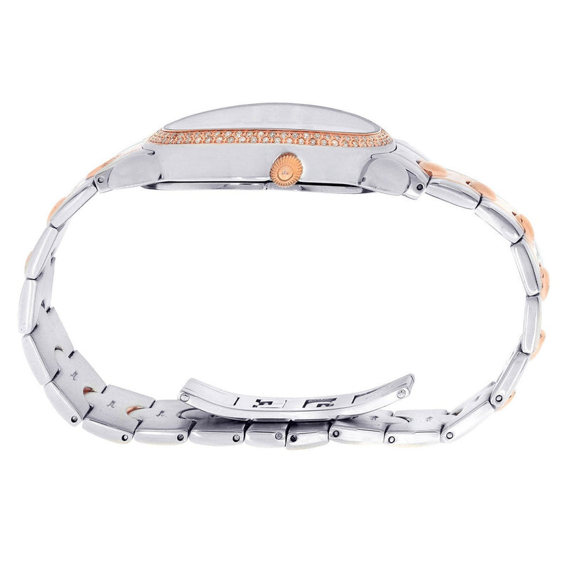 Womens Rose Gold Tone Diamond Watch | Appx 1.01 Carats