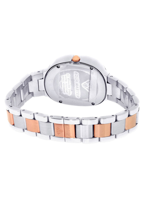 Womens Rose Gold Tone Diamond Watch | Appx 0.87 Carats