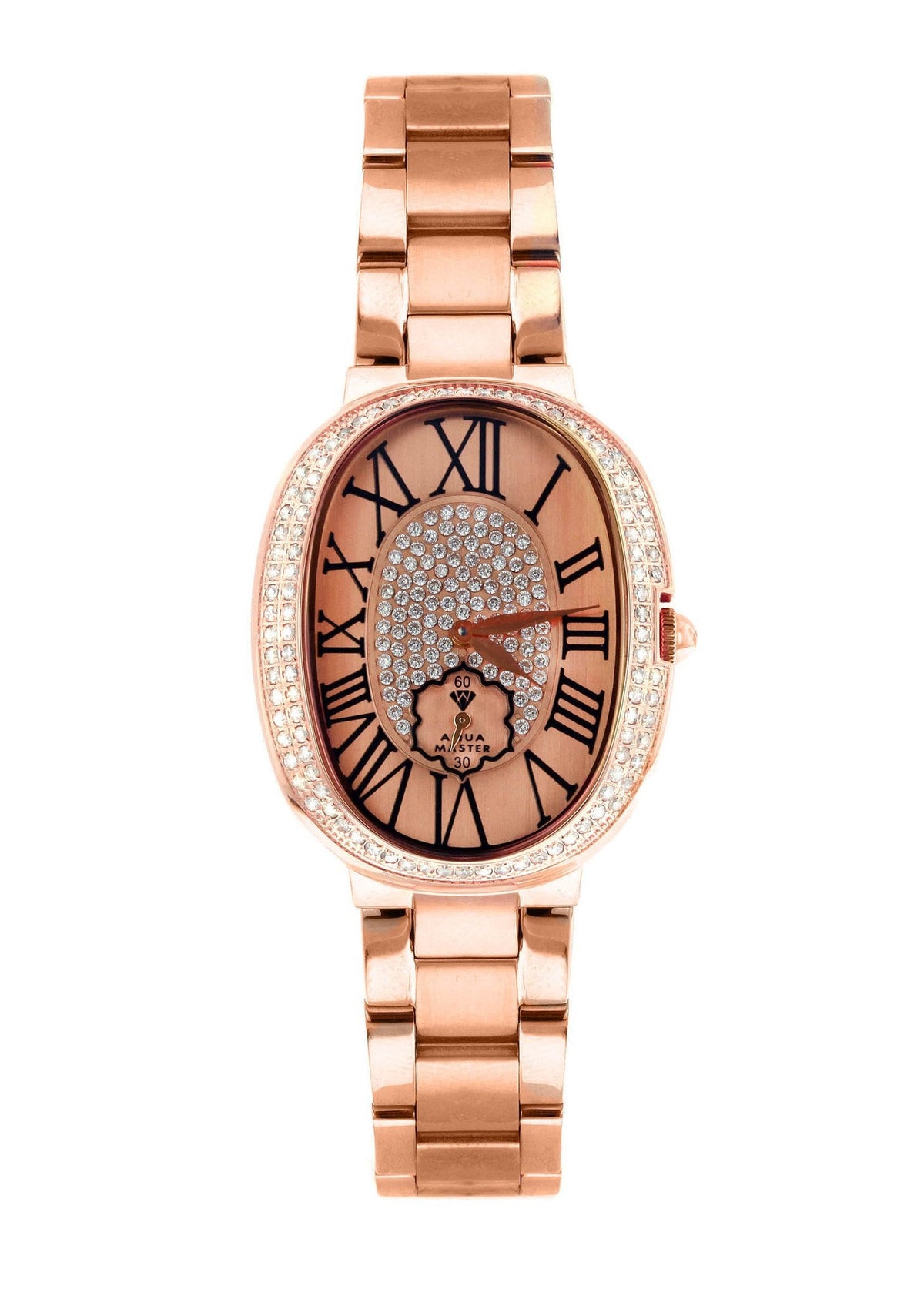 Womens Rose Gold Tone Diamond Watch | Appx 0.7 Carats