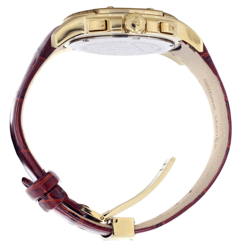 Mens Yellow Gold Tone Diamond Watch | Appx. 0.2 Carats