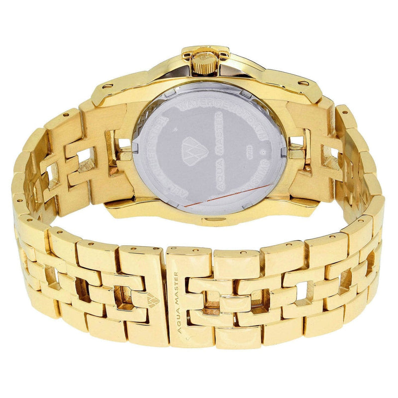 Mens Yellow Gold Tone Diamond Watch | Appx. 1.76 Carats