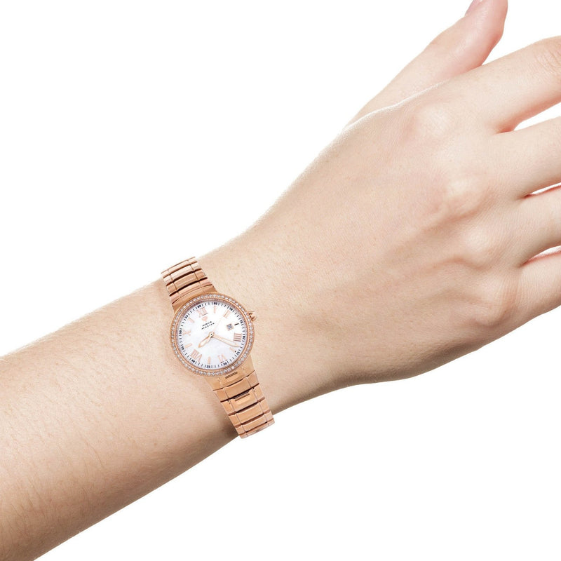 Womens Rose Gold Tone Diamond Watch | Appx 0.67 Carats