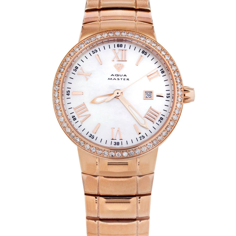 Womens Rose Gold Tone Diamond Watch | Appx 0.67 Carats