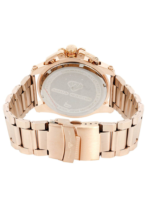 Mens Rose Gold Tone Diamond Watch | Appx. 0.24 Carats