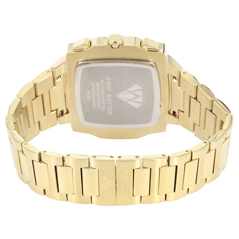 Mens Yellow Gold Tone Diamond Watch | Appx. 0.28 Carats