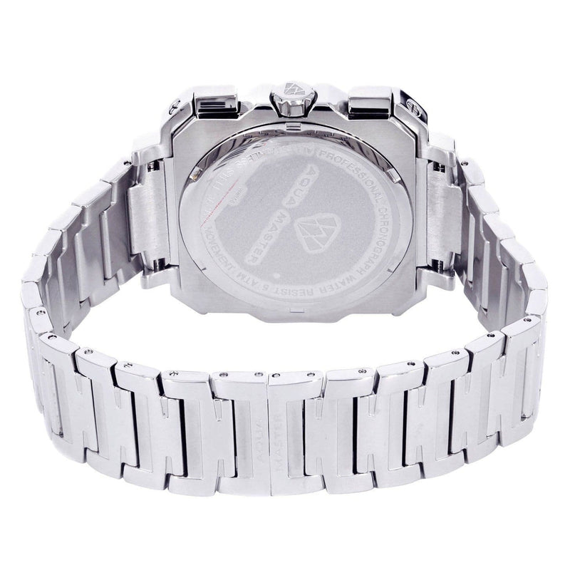 Mens White Gold Tone Diamond Watch | Appx. 0.25 Carats