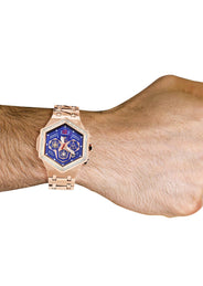 Mens Rose Gold Tone Diamond Watch | Appx. 0.245 Carats