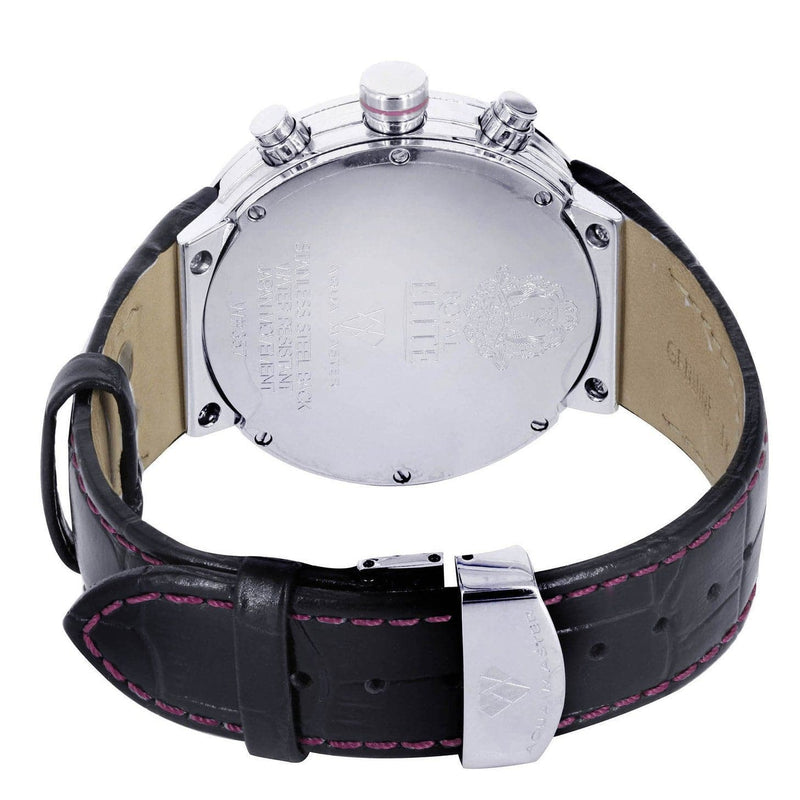 Mens White Gold Tone Watch