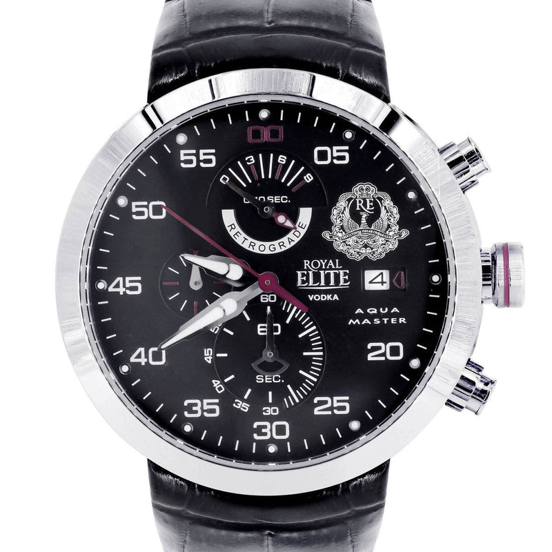 Mens White Gold Tone Watch