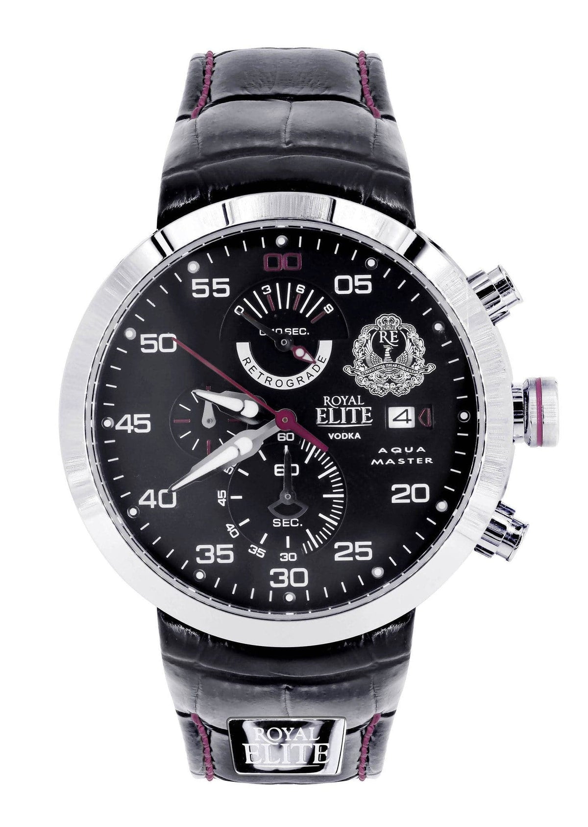 Mens White Gold Tone Watch