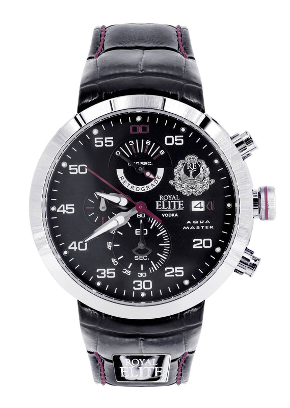 Mens White Gold Tone Watch